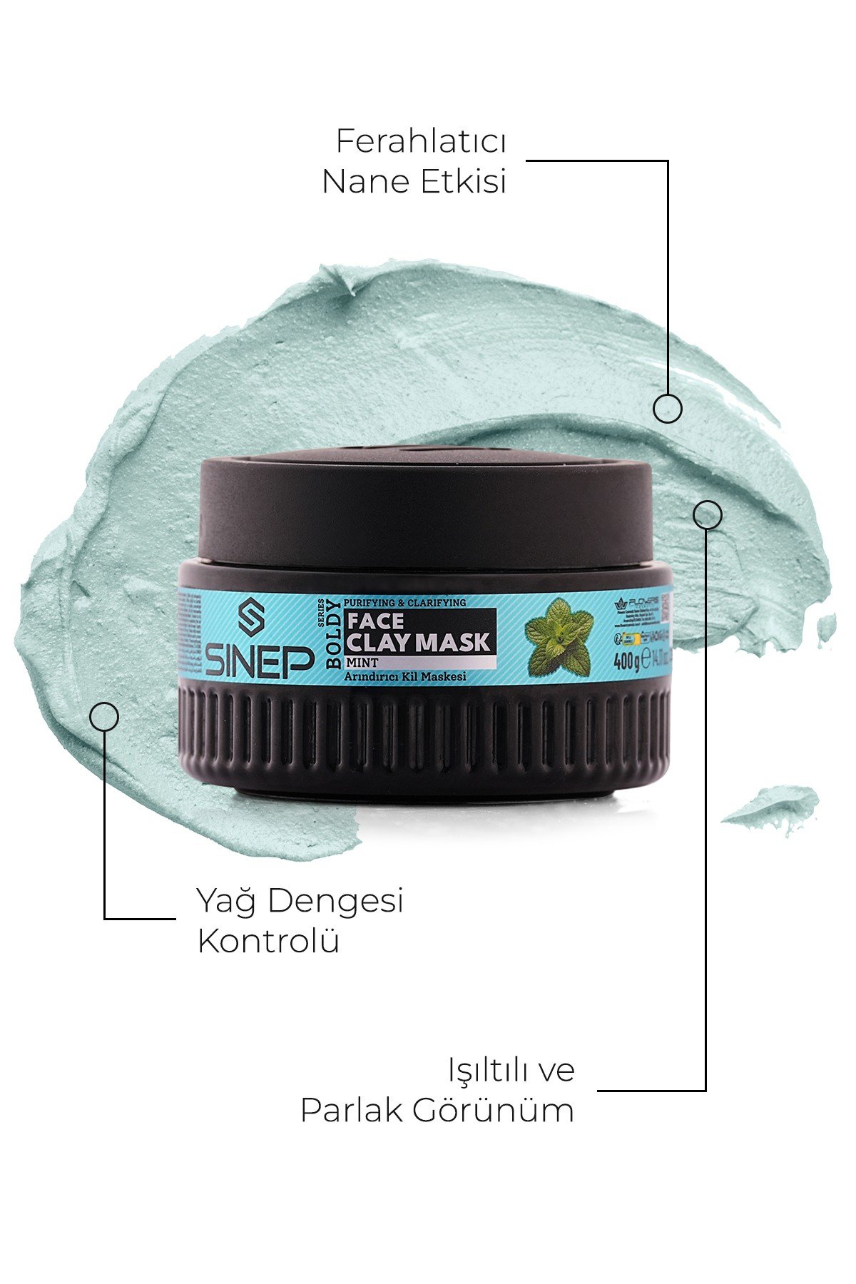 SINEP ARINDIRICI KİL MASKESİ