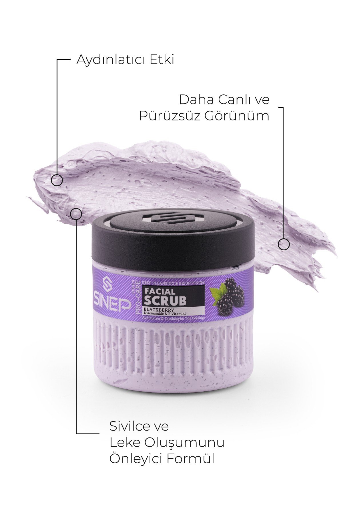 SINEP AYDINLATICI & TEMİZLEYİCİ YÜZ SCRUB