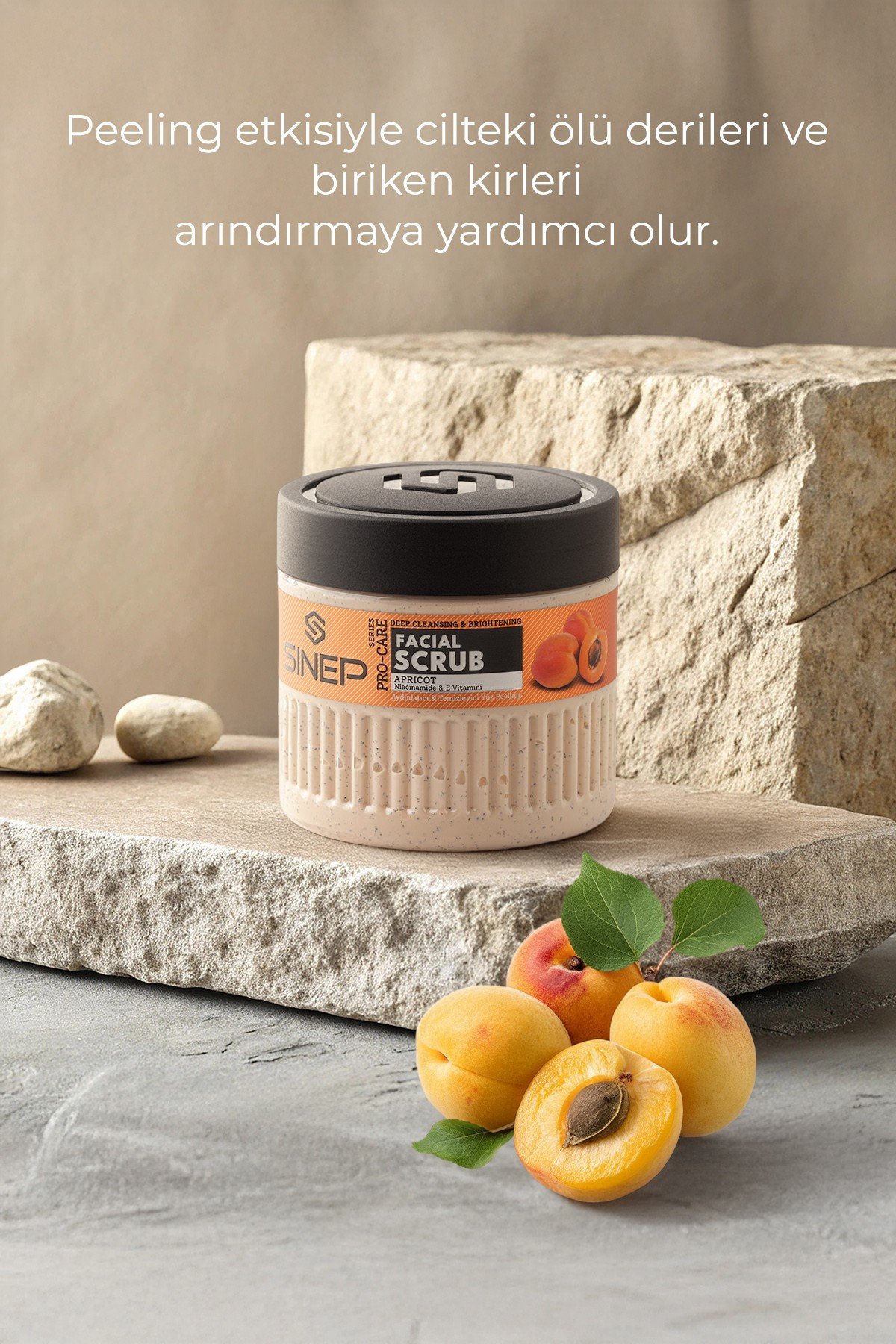 SINEP AYDINLATICI & TEMİZLEYİCİ YÜZ SCRUB