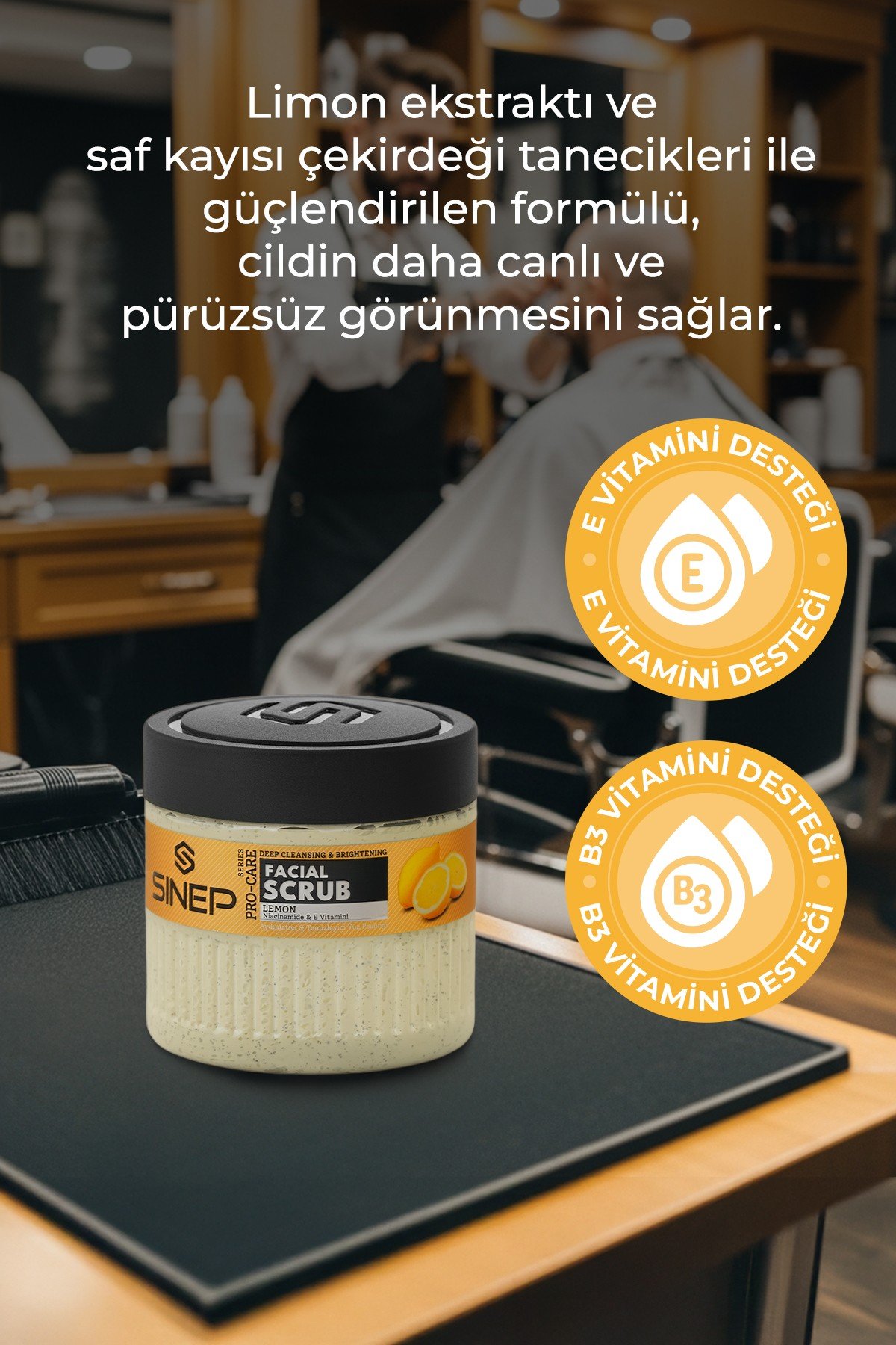 SINEP AYDINLATICI & TEMİZLEYİCİ YÜZ SCRUB