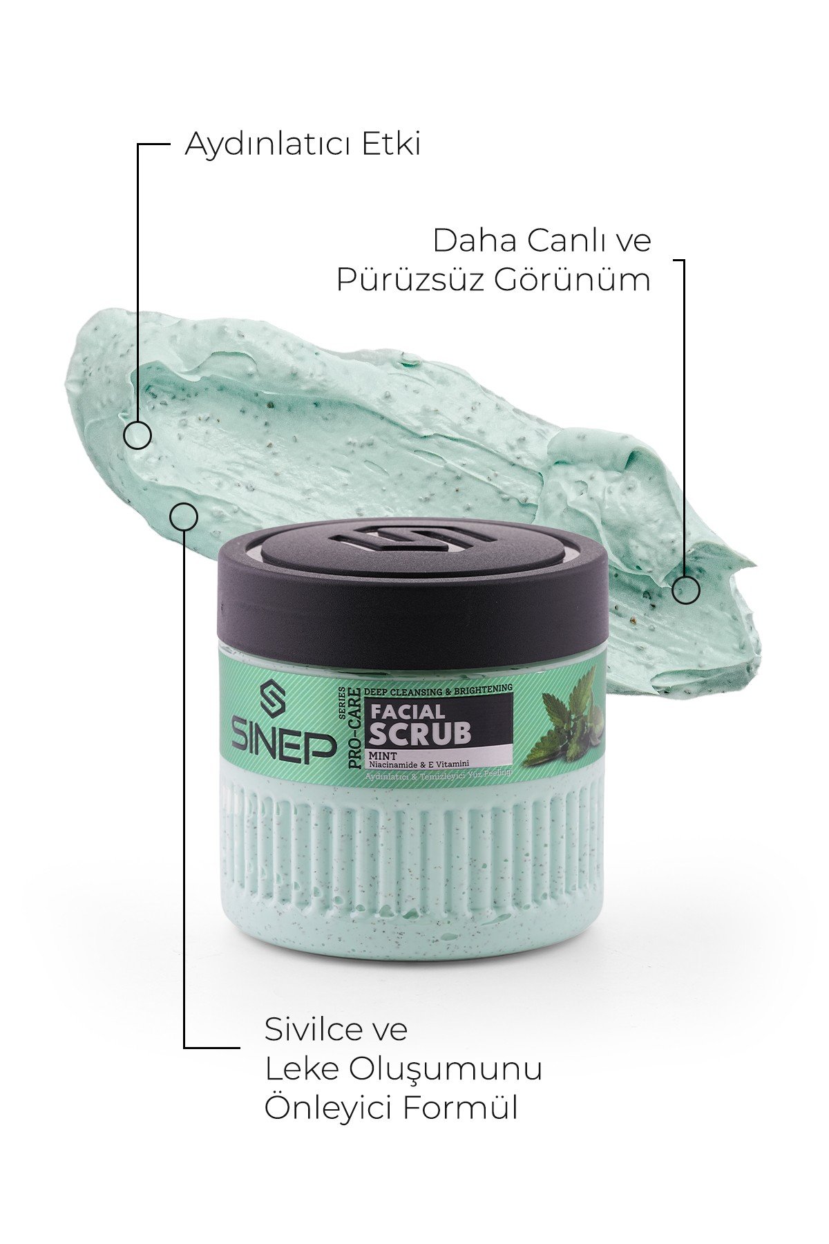 SINEP AYDINLATICI & TEMİZLEYİCİ YÜZ SCRUB