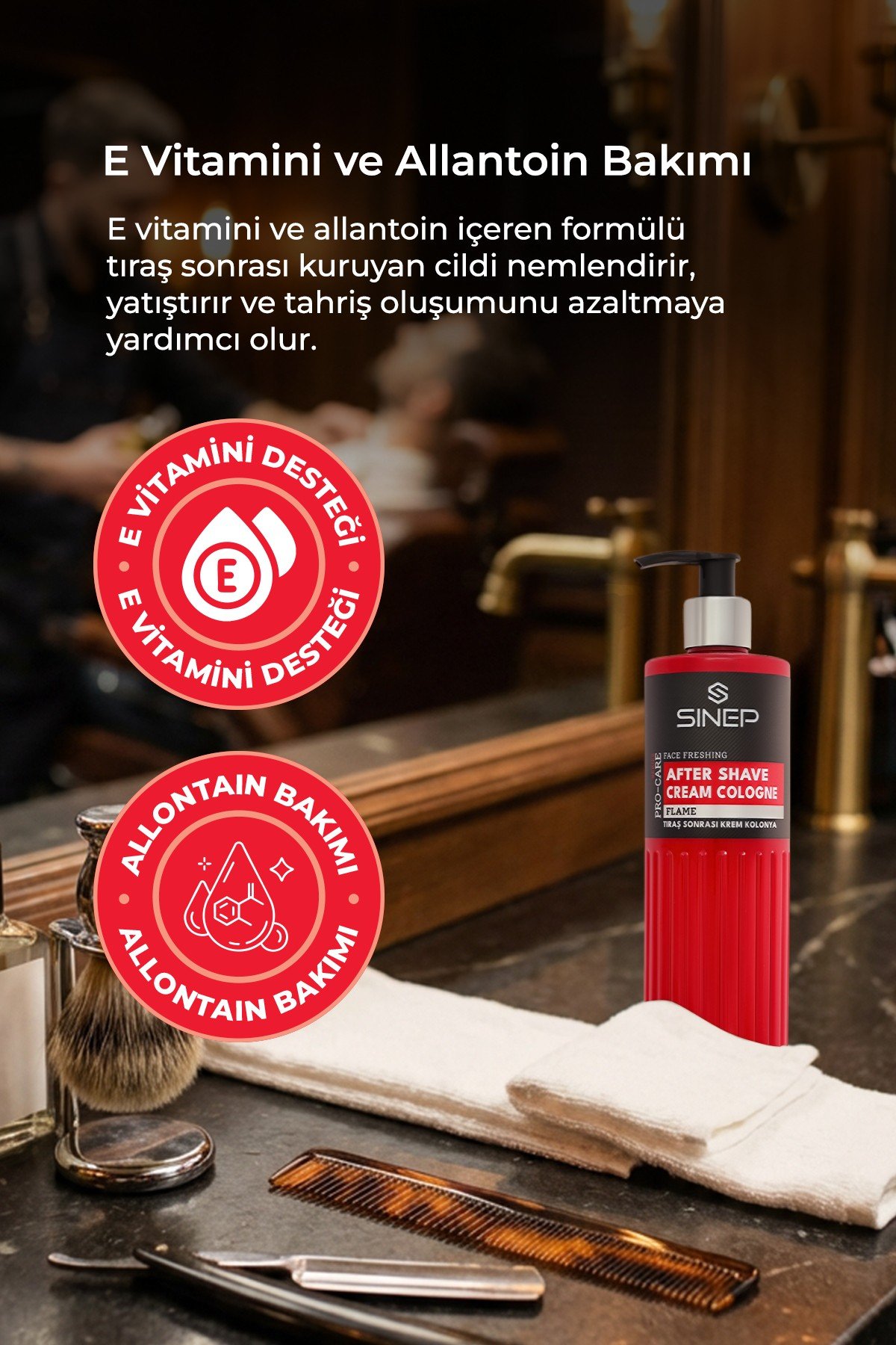 SINEP TIRAŞ SONRASI KREM KOLONYA